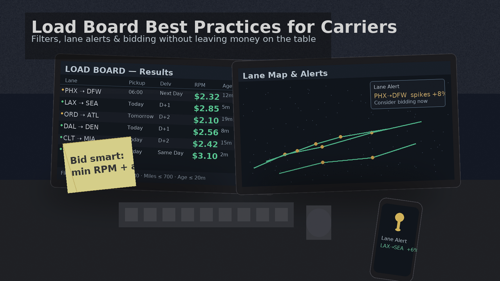 Load Board Best Practices for Carriers