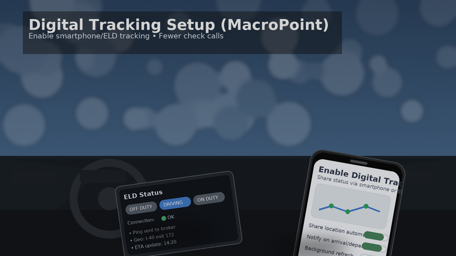 Digital Tracking Setup (MacroPoint)