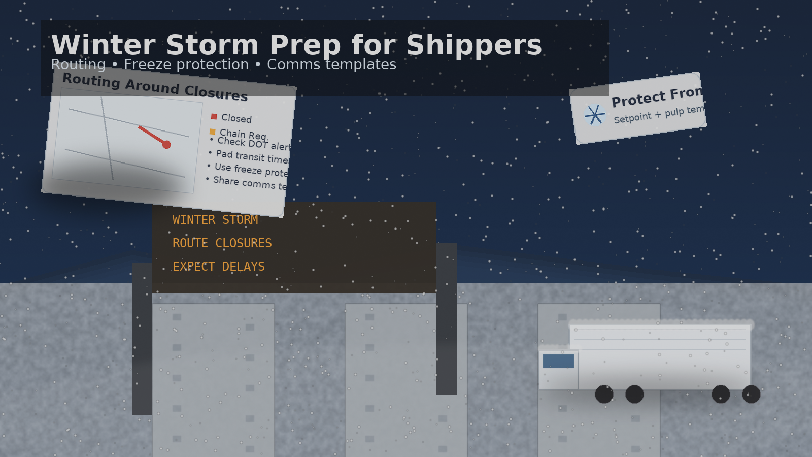 Winter Storm Prep for Shippers